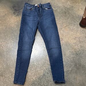 Forever 21 Dark Blue Skinny Jeans